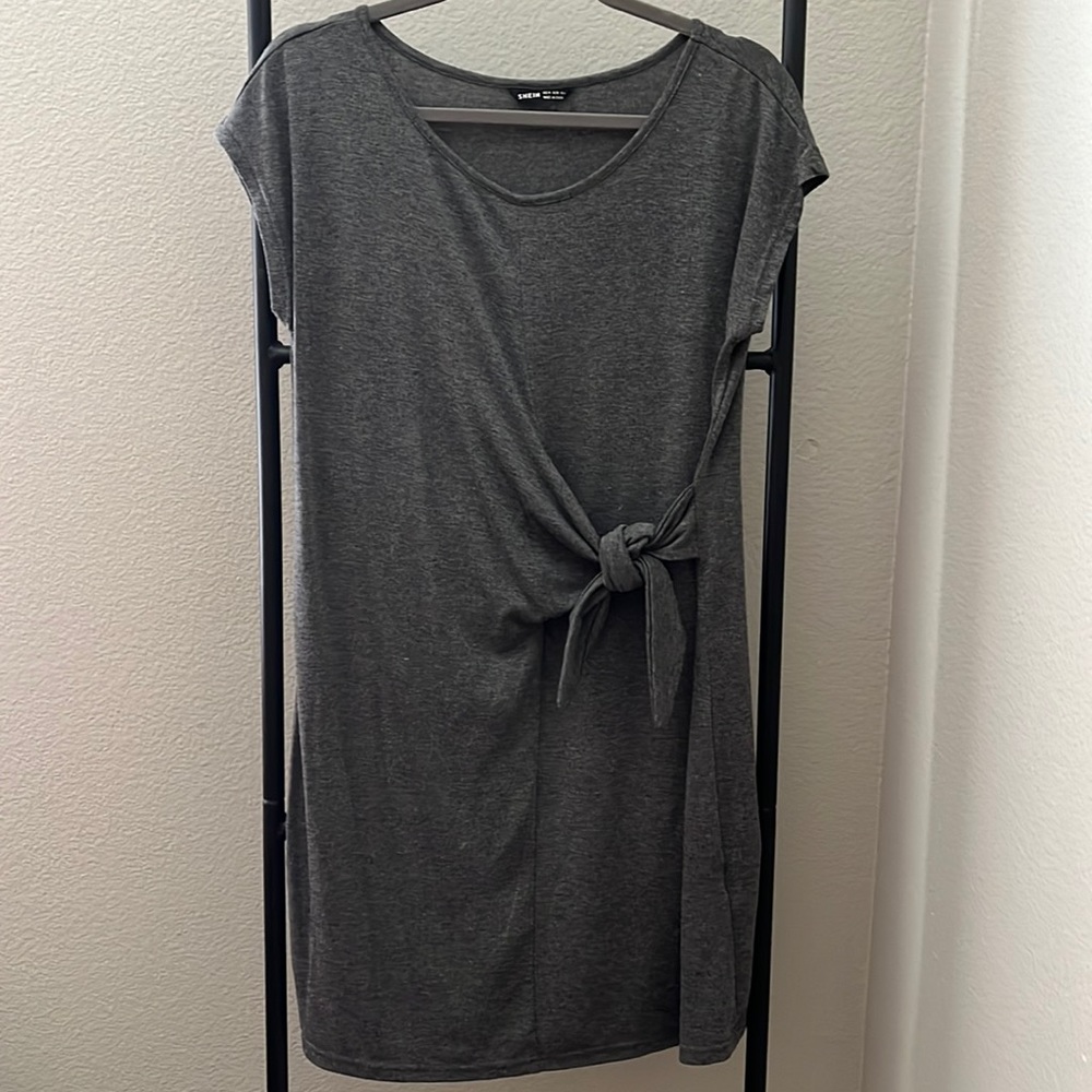 Grey mini dress